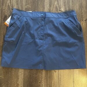 32 Degrees Cool Woman's XXL Vintage Indigo Athletic Golf Skirt Skort New w/ tags